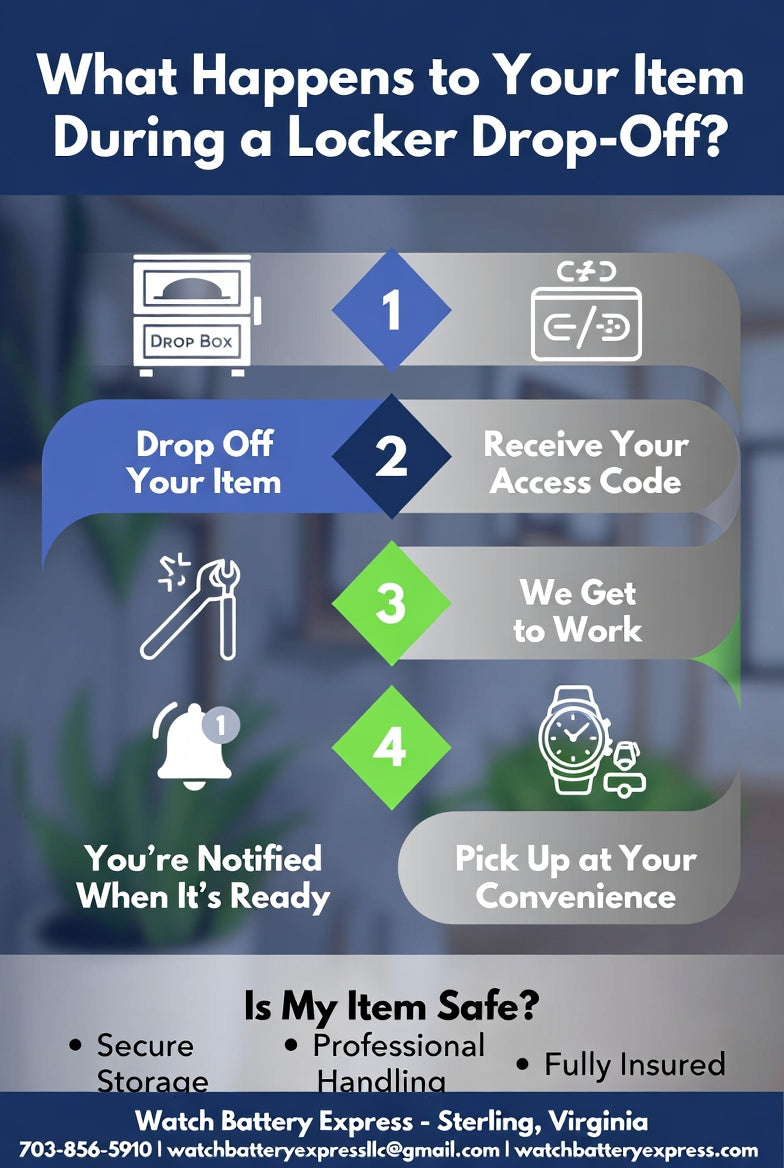 What Happens to Your Item During a Locker Drop-Off? at watchbatteryexpress.com
