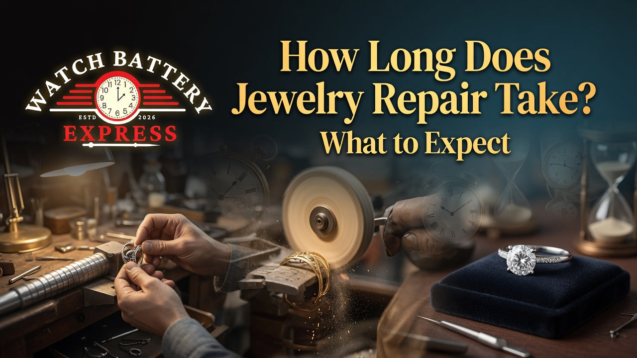 How Long Does Jewelry Repair Take? What to Expect at watchbatteryexpress.com