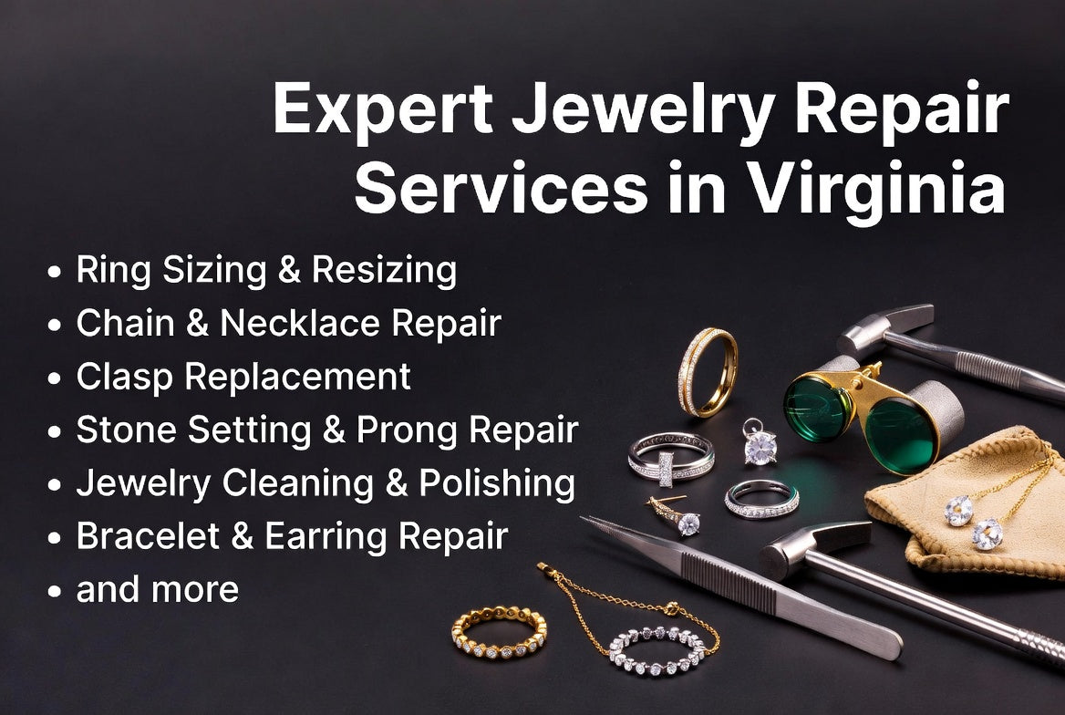 Expert Jewelry Repair Services in Virginia at Watchbatteryexpress.com